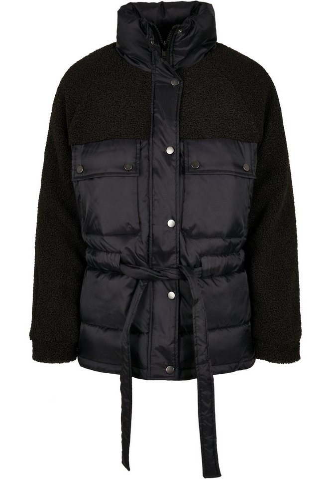 URBAN CLASSICS Winterjacke Urban Classics Damen Ladies Sherpa Mix Puffer Jacket (1-St) von URBAN CLASSICS