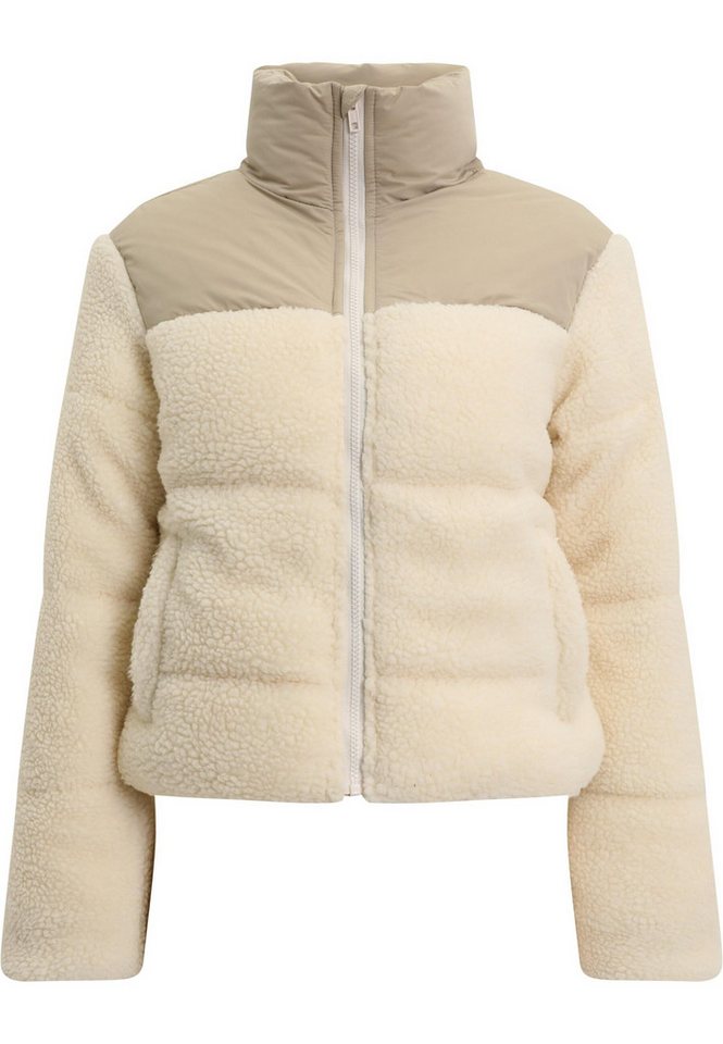 URBAN CLASSICS Winterjacke Urban Classics Damen Ladies Short Sherpa Mix Puffer Jacket (1-St) von URBAN CLASSICS