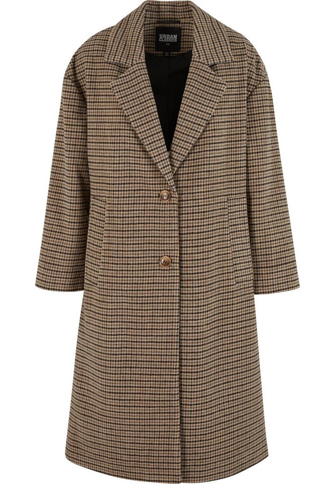 URBAN CLASSICS Winterjacke Urban Classics Ladies Oversized Plaid Coat (1-St) von URBAN CLASSICS