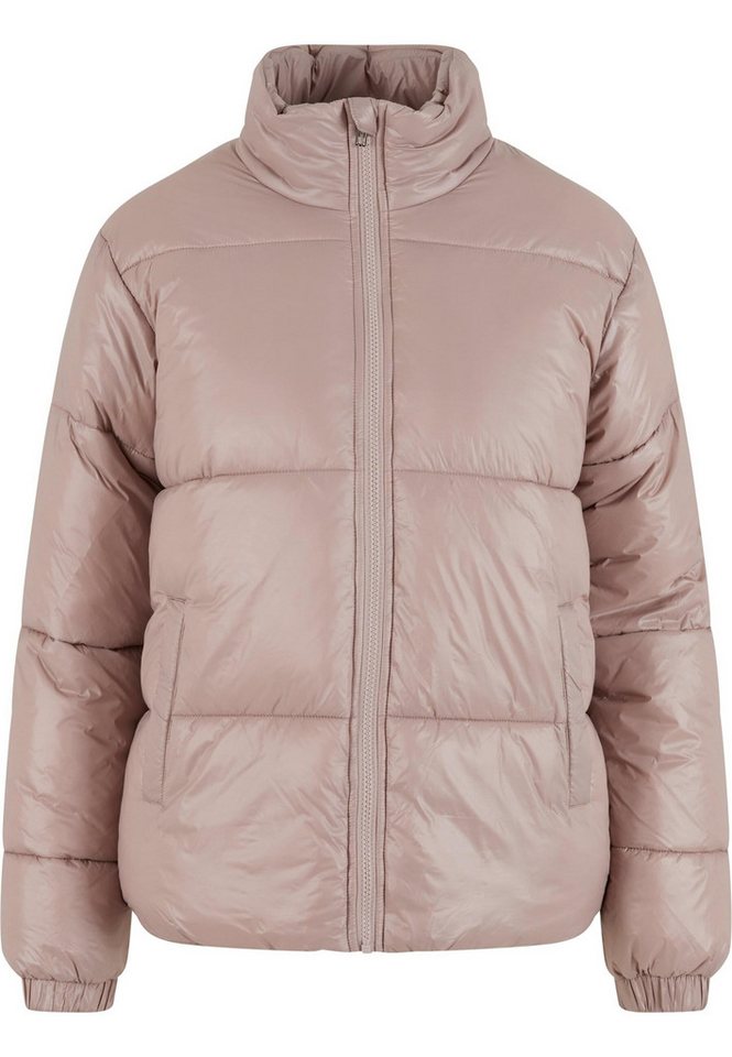 URBAN CLASSICS Winterjacke Urban Classics Ladies Recycled Short Shiny Puffer Jacket (1-St) von URBAN CLASSICS