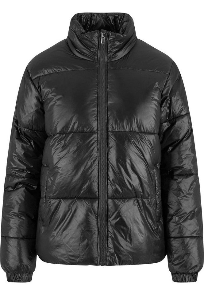 URBAN CLASSICS Winterjacke Urban Classics Ladies Recycled Short Shiny Puffer Jacket (1-St) von URBAN CLASSICS