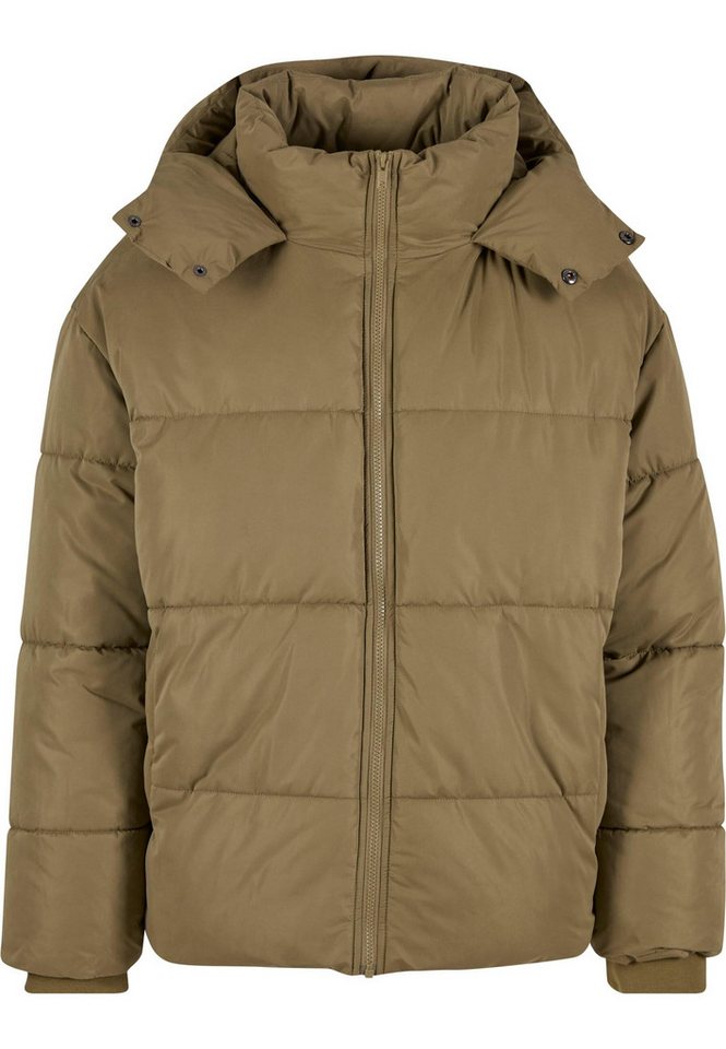 URBAN CLASSICS Winterjacke Urban Classics Puffer Jacket With Flap Hood (1-St) von URBAN CLASSICS