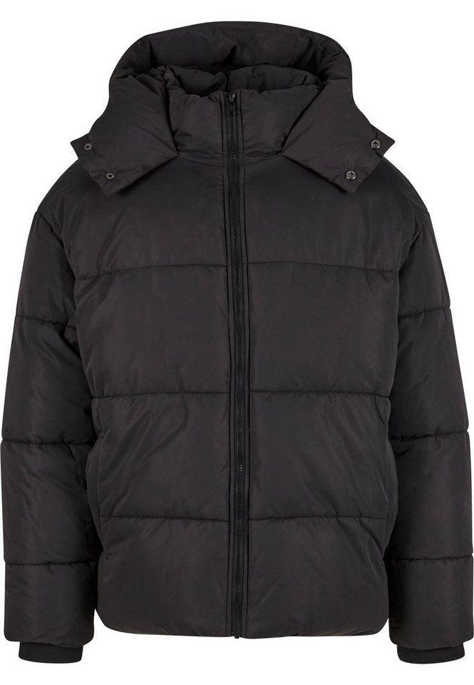 URBAN CLASSICS Winterjacke Urban Classics Puffer Jacket With Flap Hood (1-St) von URBAN CLASSICS