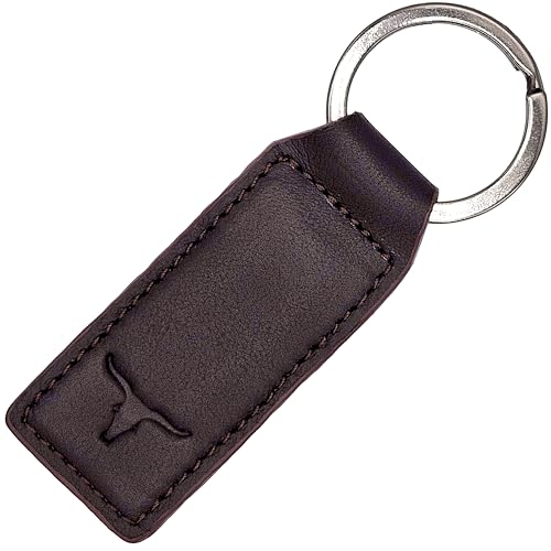 URBAN FOREST Schlüsselanhänger Leder mit Geschenkbox I Schlüsselring für Autoschlüssel mit RFID I Geschenk für Damen & Herren (Nappa Braun) von URBAN FOREST