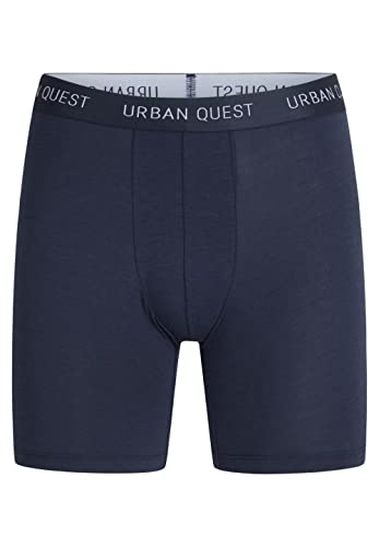 URBAN QUEST Men's 3-Pack Long Leg Bamboo Navy Underwear, S von URBAN QUEST