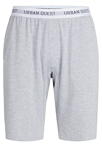 URBAN QUEST Men's Sweatshorts Herren Sweatpants, Grey, XXL von URBAN QUEST