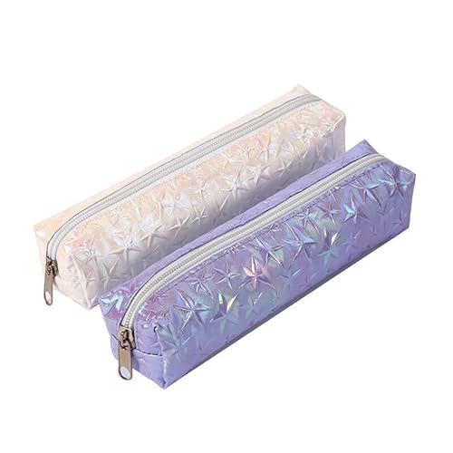 URFEDA 2pcs Mäppchen Reißverschluss Tasche, Tragbares Federmäppchen Mäppchen Federmäppchen Pencil Case Mäppchen Mädchen Teenager Stiftebeutel für Studentin Federtaschen Schlamperetui für Mädchen von URFEDA