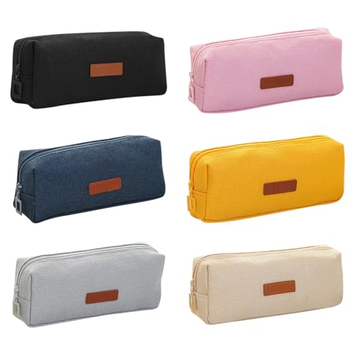 URFEDA Federmäppchen niedlich schmal Stiftetasche kleine Bleistifttasche schöne Schreibwarentasche tragbar Kosmetiktasche Reißverschlusstasche Federmäppchen Federtaschen Teenager Pencil Case von URFEDA