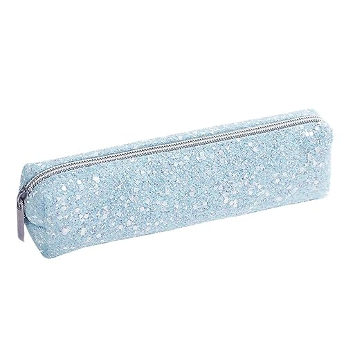 URFEDA Pailletten Federmäppchen,Bling Glitzer Federtasche Stiftetasche Stiftemappe Klein Bleistift Tasche Tragbare Pencil Case Bling Glitzer Kosmetiktasche für Mädchen Frauen Bleistifttasche von URFEDA