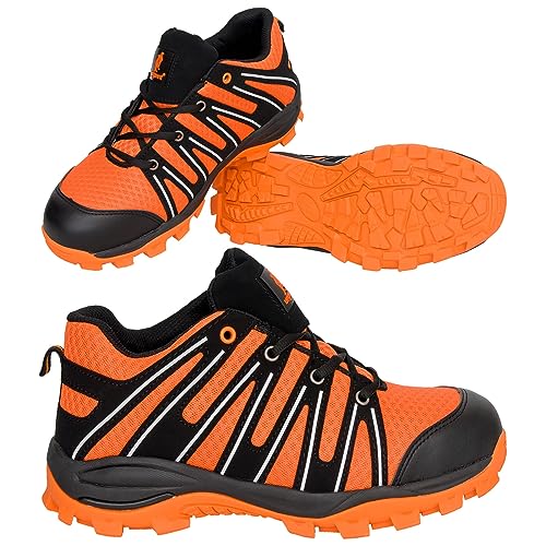 URG Arbeitsschuhe Sicherheitsschuhe Schutzkappe Stahlkappe Sportliche S1 (262) (45 EU) von URG