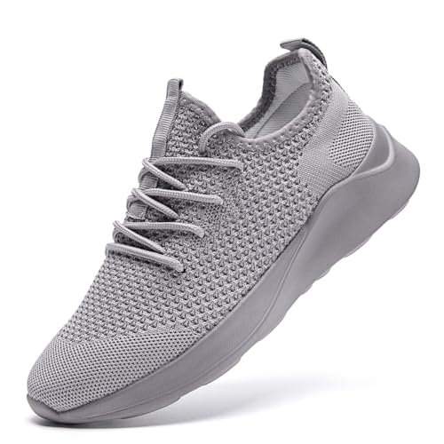 UROMGV Herren Turnschuhe Sportschuhe Slip On Tennisschuhe Wanderschuhe Laufschuhe Straßenlaufschuhe Modische Leichte Atmungsaktive Fitness Gym Joggingschuhe Hellgrau EU 43 UROMGV Herren Turnschuhe Sportschuhe Slip On Tennisschuhe Wanderschuhe Laufschuhe Straßenlaufschuhe Modische Leichte Atmungsaktive Fitness Gym Joggingschuhe Hellgrau EU 43 von UROMGV