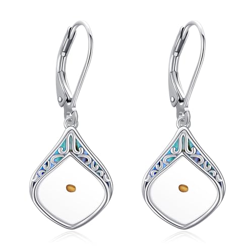 Senfkorn-Ohrringe aus Sterlingsilber Filigrane Senfkorn-Ohrhänger Christlicher Schmuck Geschenke für Damen von URONE