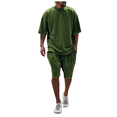 URSING Hawaii Kostüm Herren Generic 2023 Mode Set Für Herren Brasilien Trainingsanzug Herren Fussball Krawatte Herren Set Herren Krawatte Set（4-Black,L） von URSING