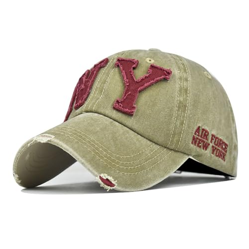 URTAODFE NY Baseballkappe, bestickt, gewaschen, Trucker-Mütze, Baumwolle, Golfmütze, Geschenk für Paare, Entenzunge, 1, 58 URTAODFE NY Baseballkappe, bestickt, gewaschen, Trucker-Mütze, Baumwolle, Golfmütze, Geschenk für Paare, Entenzunge, 1, 58 von URTAODFE