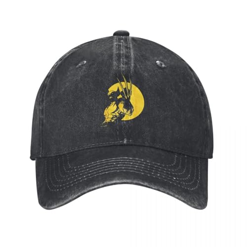 URYRYUI Baseballkappe Wolverine Logan X-Men Distressed Denim Washed Silhouette Poster Unisex Outdoor Verstellbarer Hut Modeaccessoires Sportgeschenke URYRYUI Baseballkappe Wolverine Logan X-Men Distressed Denim Washed Silhouette Poster Unisex Outdoor Verstellbarer Hut Modeaccessoires Sportgeschenke von URYRYUI