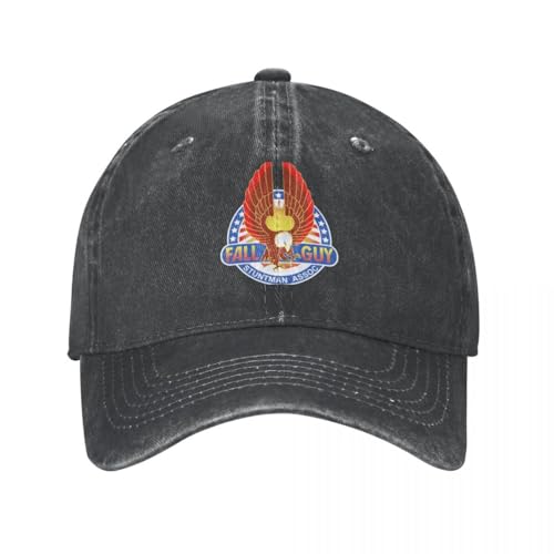 URYRYUI Baseballkappe mit gedrucktem Muster Fall Guy Colt Seavers Niedliches Paar gewaschener Trucker Hut Verstellbar Gedruckt Laufen Geburtstagsgeschenk Sportzubehör von URYRYUI