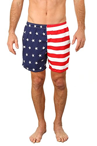 US Apparel Herren Boardshorts Licensed-Mart - mehrfarbig - Small von US Apparel