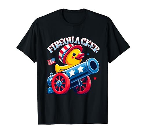 Firecracker Duck 4th of July Fireworks US Flag Funny Kids T-Shirt Firecracker Duck 4th of July Fireworks US Flag Funny Kids T-Shirt von US Flag 4th of July Fourth for Kids Men Women