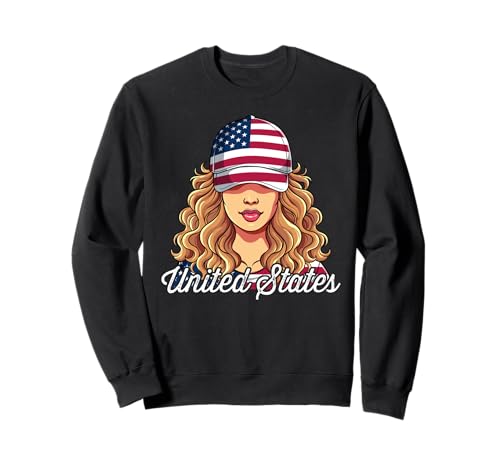 Us Girl Usa Sweatshirt Us Girl Usa Sweatshirt von US Flagge Geschenke