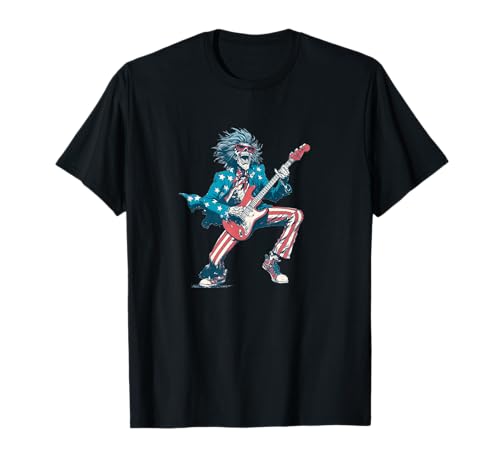 Cooles US E-Gitarre Musik Kostüm für Jungen und Mädchen T-Shirt Cooles US E-Gitarre Musik Kostüm für Jungen und Mädchen T-Shirt von US Guitar Outfit