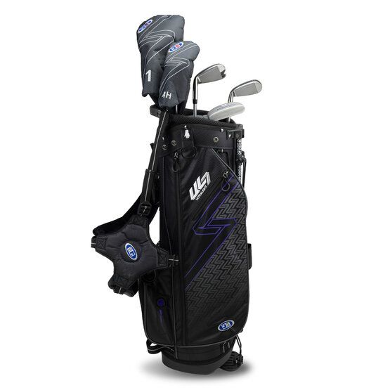 US Kids Golf UL54 7 Schläger Stand Bag Set schwarz von US Kids Golf
