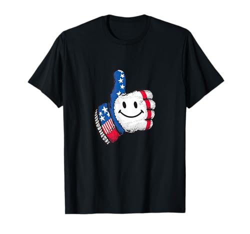 Cooler Daumen hoch in US-Farben für Jungen und Mädchen T-Shirt von US Thumb up Outfit
