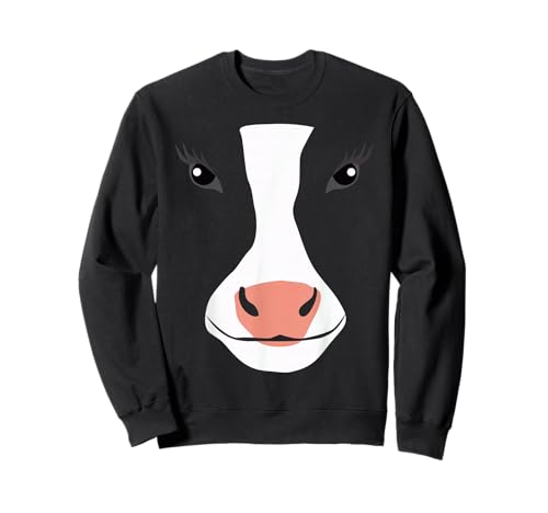 Kuhgesicht, lustig, niedlich, Bauernhoftier-Kostüm, T-Shirt für Kinder und Erwachsene Sweatshirt Kuhgesicht, lustig, niedlich, Bauernhoftier-Kostüm, T-Shirt für Kinder und Erwachsene Sweatshirt von US32 Back To School