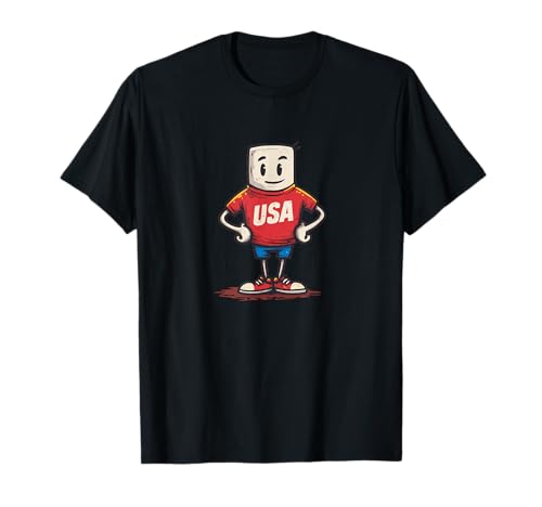 Cooles Cartoon USA Kleidung Kostüm für Jungen und Mädchen T-Shirt Cooles Cartoon USA Kleidung Kostüm für Jungen und Mädchen T-Shirt von USA Clothes Outfit