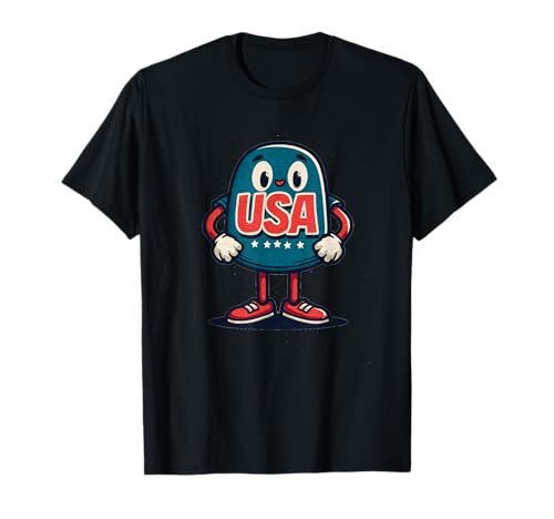 Cooles USA-Bekleidungs-Kostüm für Jungen und Mädchen T-Shirt Cooles USA-Bekleidungs-Kostüm für Jungen und Mädchen T-Shirt von USA Clothes Outfit