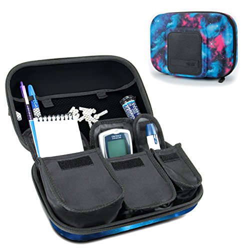 USA Gear Diabetikerbedarf Reisekoffer Organizer für Diabetikerzubehör - Blutzuckermesssystem, Spritzen, Insulinfläschchen und Lanzetten - Kompatibel mit ACCU-CHEK, TRUEtest und mehr - Galaxis USA Gear Diabetikerbedarf Reisekoffer Organizer für Diabetikerzubehör - Blutzuckermesssystem, Spritzen, Insulinfläschchen und Lanzetten - Kompatibel mit ACCU-CHEK, TRUEtest und mehr - Galaxis von USA Gear
