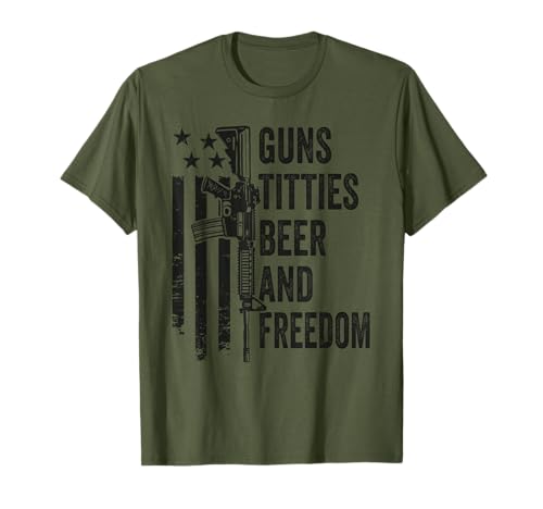 Guns Titties Beer & Freedom – Herren Camo Guns Drinking USA T-Shirt Guns Titties Beer & Freedom – Herren Camo Guns Drinking USA T-Shirt von USA Guns Titties Beer And Freedom Camo Apparel