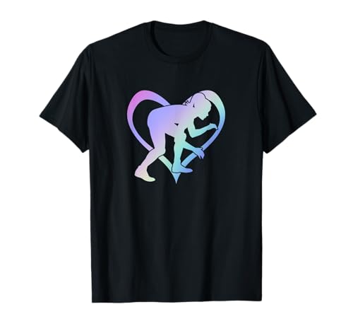 Weicher Regenbogen-Ring, für Mädchen, High School Wrestling T-Shirt von USA Ladies Wrestling Merch Co.