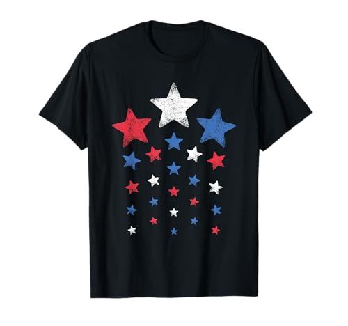 Amerika T-Shirt Herren Frauen Kinder USA Flagge Sterne T-Shirt von USA T-Shirts für Frauen, Männer und Kinder