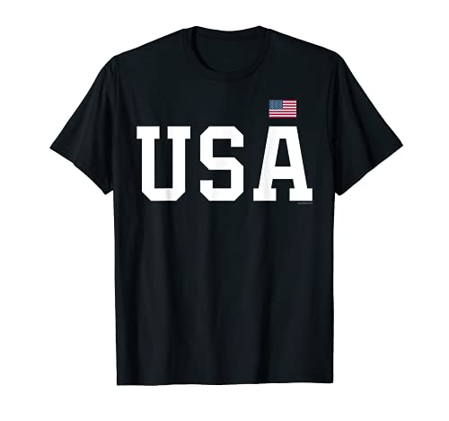 USA T-Shirt für Herren, Frauen und Kinder Flagge USA Amerika T-Shirt von USA T-Shirts für Frauen, Männer und Kinder