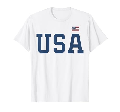 USA T-Shirt für Herren, Frauen und Kinder Flagge USA Amerika T-Shirt von USA T-Shirts für Frauen, Männer und Kinder
