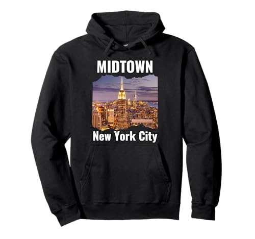 Midtown NYC New York City Souvenir Männer Familien Väter Kinder Pullover Hoodie von USA Travel Memorabilia US New York City Born Pride