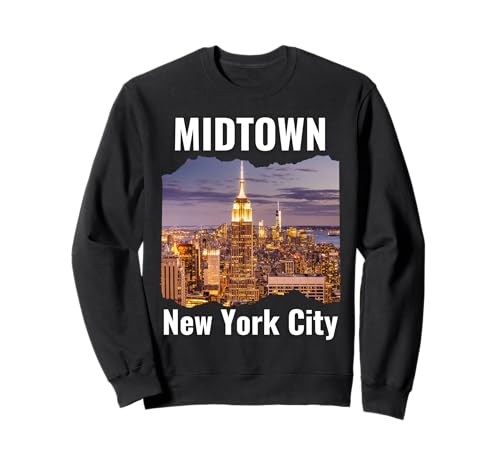Midtown NYC New York City Souvenir Männer Familien Väter Kinder Sweatshirt von USA Travel Memorabilia US New York City Born Pride