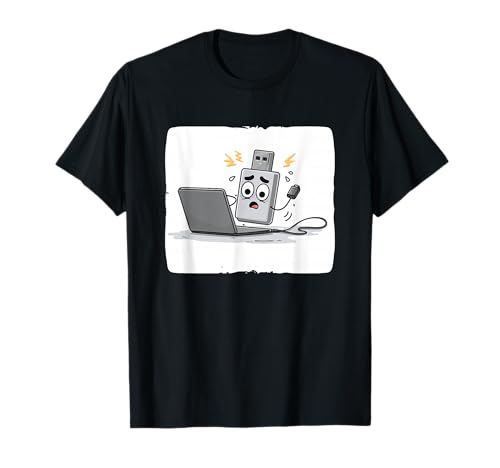 Cooles USB-Kostüm für Erwachsene und Kinder T-Shirt von USB Outfit