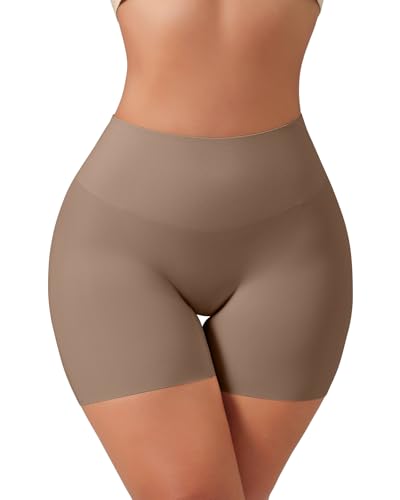 USEASY Shapewear für Frauen Tummy Control Shapewear Shorts für unter Kleider Frauen Compression Shorts Coffee S von USEASY