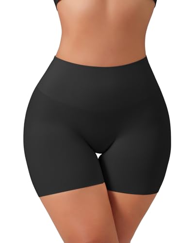 USEASY Shapewear für Frauen Tummy Control Shapewear Shorts für unter Kleider Frauen Compression Shorts Schwarz S von USEASY