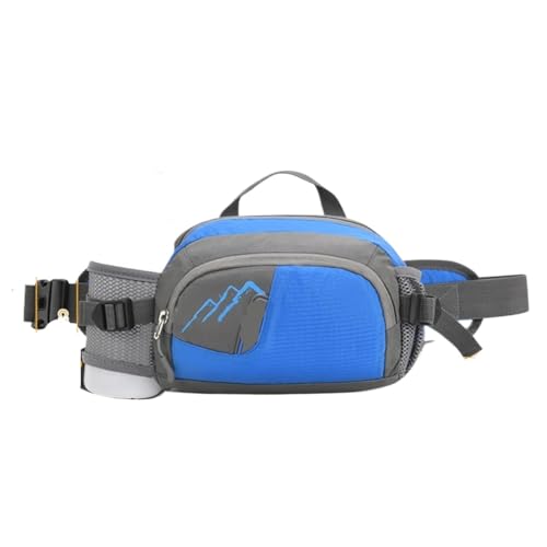 LaufgüRtel Männer Frauen Outdoor Sport Gürteltasche mit Flaschenhalter Bauchtasche, Sport Hüfttasche for Radfahren Laufen Wandern Bauchtasche(Blue) von USOHJZ
