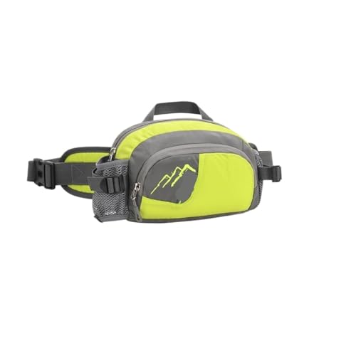 LaufgüRtel Männer Frauen Outdoor Sport Gürteltasche mit Flaschenhalter Bauchtasche, Sport Hüfttasche for Radfahren Laufen Wandern Bauchtasche(Yellow) von USOHJZ
