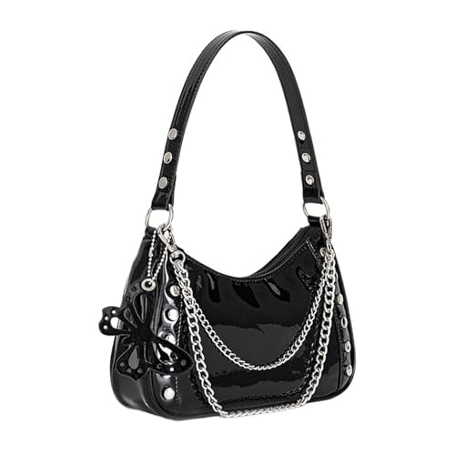 USOHJZ Nieten Handtasche Trend Handtasche Damen Kettentaschen Freizeit Schultertaschen Pendlertaschen USOHJZ Nieten Handtasche Trend Handtasche Damen Kettentaschen Freizeit Schultertaschen Pendlertaschen von USOHJZ