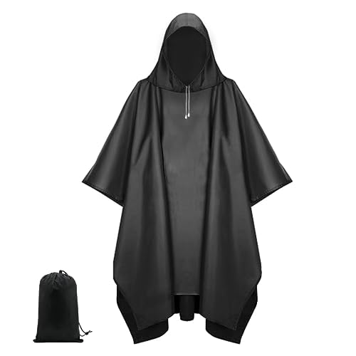UTEFIF Wasserdicht Regenponcho Unisex,3 in 1 Mehrzweck Regenmantel mit Aufbewahrungstasche,für Fahrrad, im Freien Camping Wandern Angeln UTEFIF Wasserdicht Regenponcho Unisex,3 in 1 Mehrzweck Regenmantel mit Aufbewahrungstasche,für Fahrrad, im Freien Camping Wandern Angeln von UTEFIF