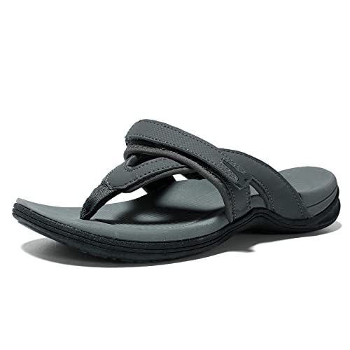 UTENAG Damen-Flip-Flops mit Fußgewölbeunterstützung, bequem, orthopädische Zehensandalen, GRAU, 41.5 EU UTENAG Damen-Flip-Flops mit Fußgewölbeunterstützung, bequem, orthopädische Zehensandalen, GRAU, 41.5 EU von UTENAG