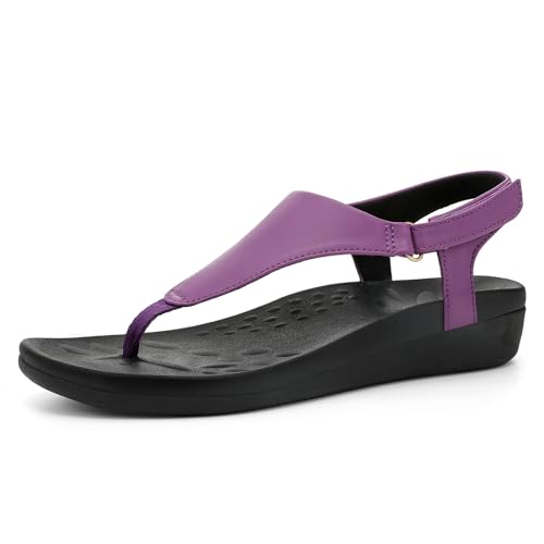 UTENAG Damen-Flip-Flops mit Fußgewölbeunterstützung, orthopädisch, verstellbar, Violett, 6-6.5 UTENAG Damen-Flip-Flops mit Fußgewölbeunterstützung, orthopädisch, verstellbar, Violett, 6-6.5 von UTENAG