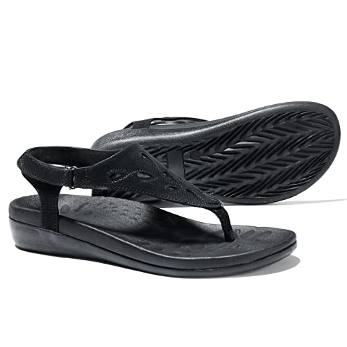 UTENAG Damen-Flip-Flops mit Fußgewölbeunterstützung, orthopädische Zehentrenner, Schwarz, 38.5 EU UTENAG Damen-Flip-Flops mit Fußgewölbeunterstützung, orthopädische Zehentrenner, Schwarz, 38.5 EU von UTENAG