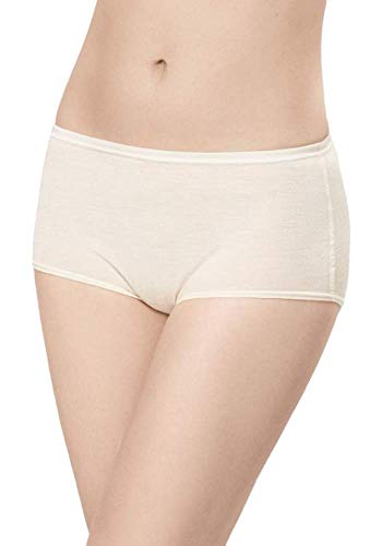 UTENOS 100% Merinowolle Damen Grundschicht Unterhose (Elfenbein, XXL) von UTENOS