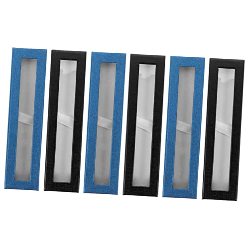 UTHCLO 1 Satz Himmel Und Erde Cover Federmäppchen Aufbewahrungsdose Storage Boxes Klares Federmäppchen Löschbare Buntstifte Stiftboxen Leer Tragbarer Stift-Organizer Papier 6st von UTHCLO