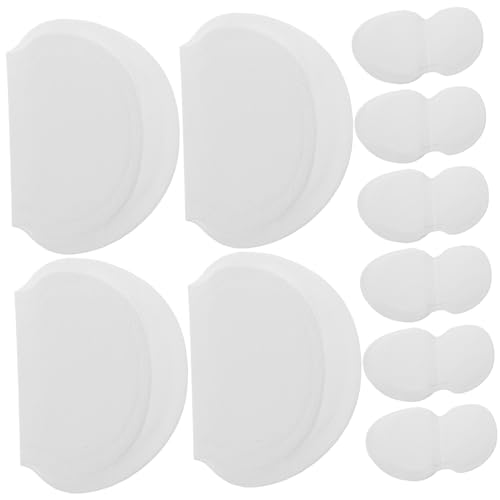 UTHCLO 100 Stück Antitranspirant-aufkleber Achselpolster Mann Achsel Aufkleber Achselschutzpolster Achselpads Für Schwitzende Frauen Achselschild Frauen Untermauern Pads Weiß Papier von UTHCLO
